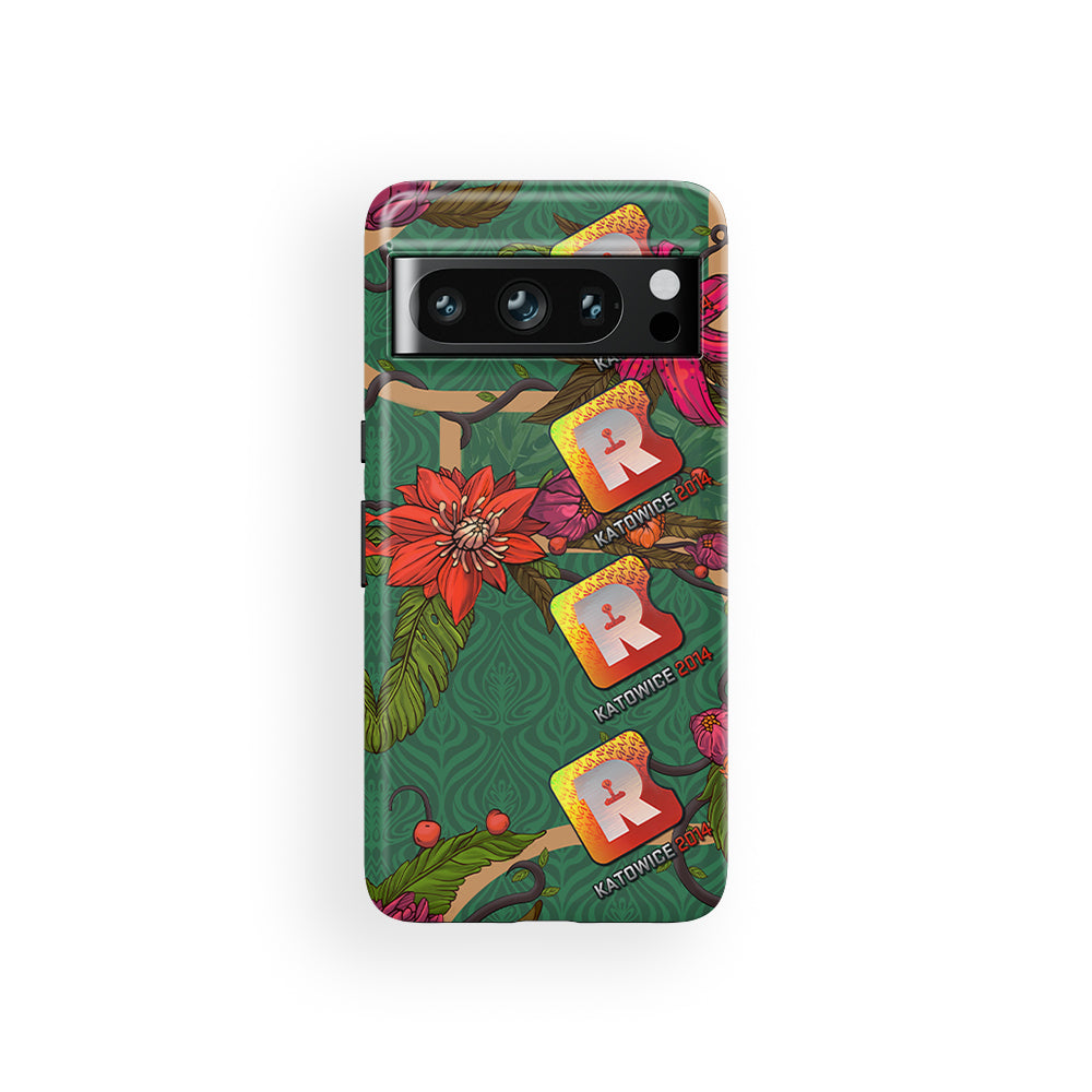 Funda para teléfono DIZZY Neon Revolution AK-47: vitalidad desatada