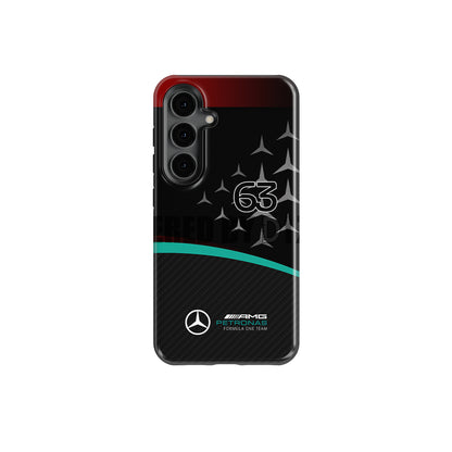 Mercedes W15 Livery 2024 George Russell Samsung S24 Phone Case