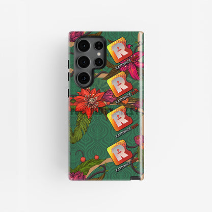 Funda para teléfono DIZZY Neon Revolution AK-47: vitalidad desatada