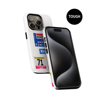 Remco Evenepoel White Jersey Best Young Rider Phone Case by DIZZY