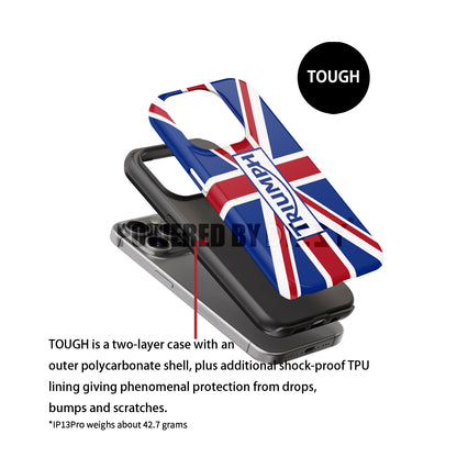 Show Off Your British Pride with the Triumph Logo Phone Case