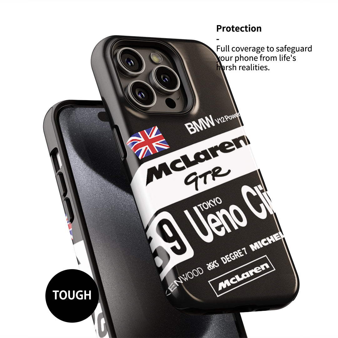 Legendary McLaren F1 GTR Le Mans 1995 Livery Phone Case by DIZZY