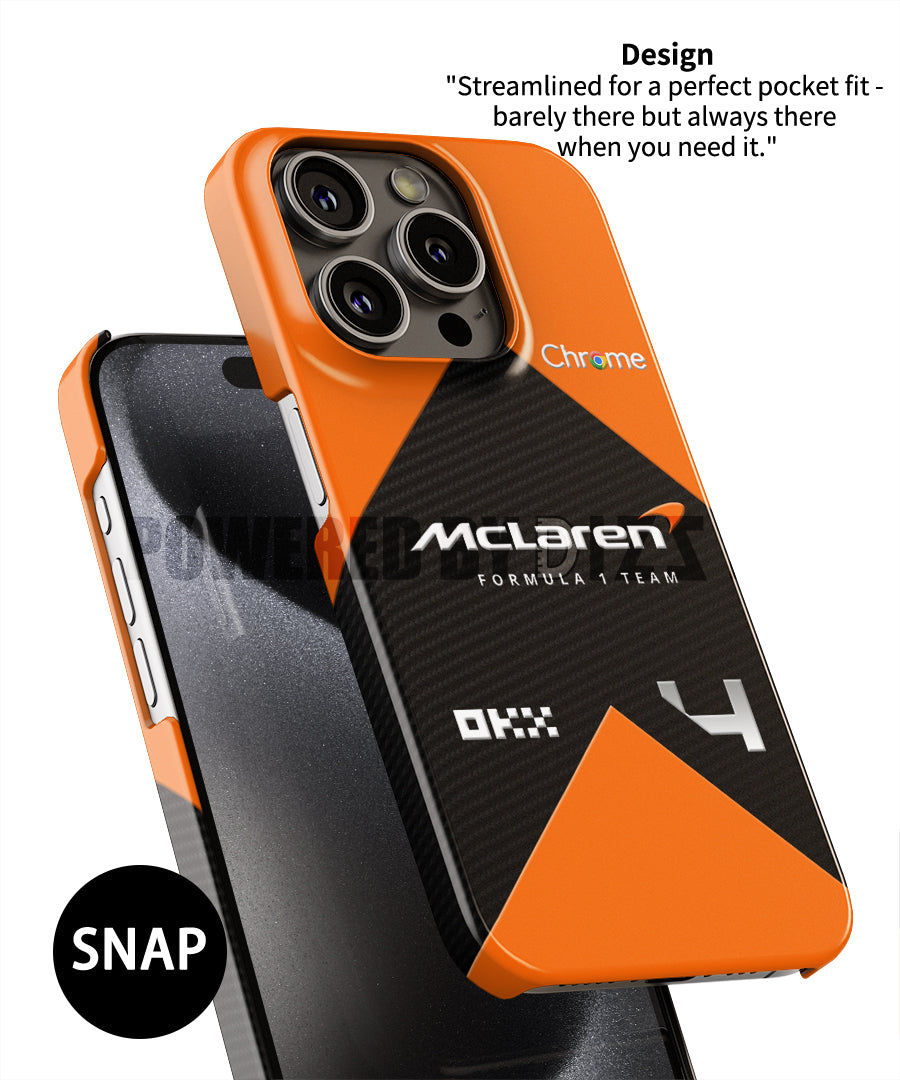McLaren MCL38 2024 Livery iPhone Case - Lando Norris Edition