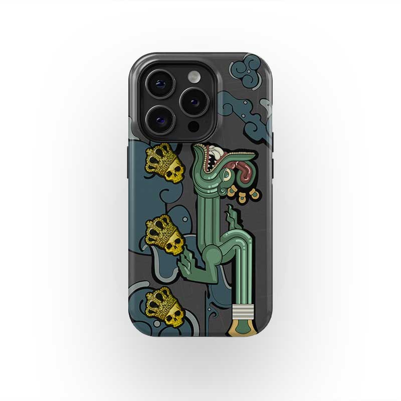 ディースクエアード iPhone12PRO スマホケース AK-47 Fire Serpent iPhone Case with Crown Foil Stickers – DIZZY CASE