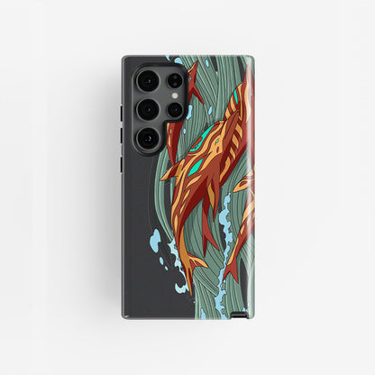 CS / CS2 SAMSUNG Phone Case - AK-47 | Aquamarine Revenge Skin by DIZZY CASE