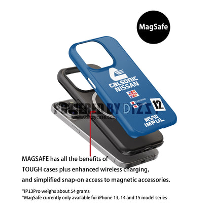 Iconic NISSAN GT-R CALSONIC IMPUL '08 Livery Phone Case