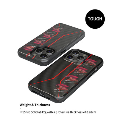 Funda para teléfono DIZZY Neon Revolution AK-47: vitalidad desatada