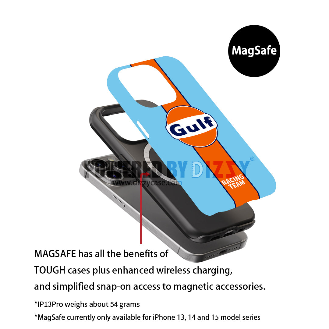 Unleash the Racing Legend: Gulf Racing Livery Phone Case