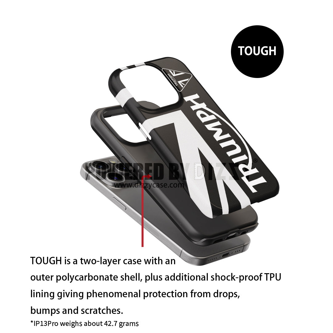 Celebrate Triumph’s Legacy: Moto Livery Phone Case Motorcycle Style