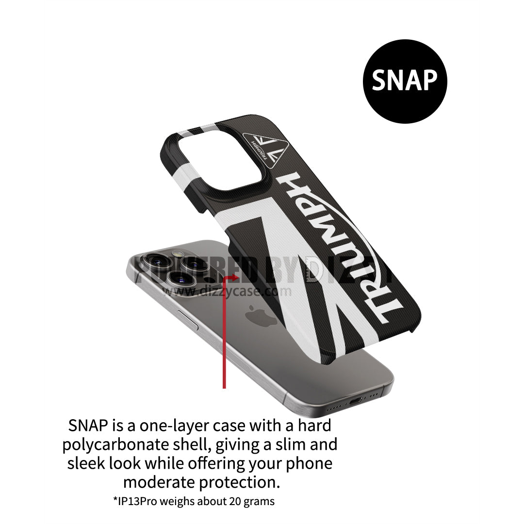 Ride with Style: Triumph Moto Livery Phone Case