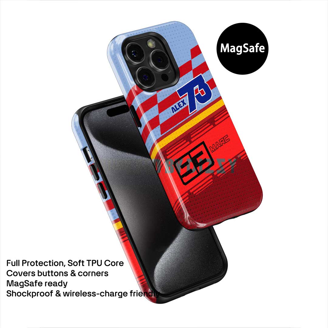 Márquez Brothers Ducati Tribute Phone Case – Dual Racer Design (for Samsung)