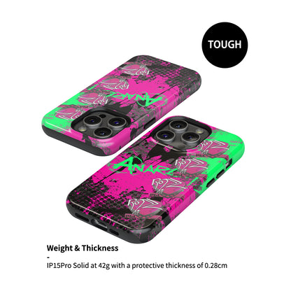 CS / CS2 iPhone Case - AK-47 | Neon Revolution with 4x ropz Krakow 2017 Stickers by DIZZY CASE