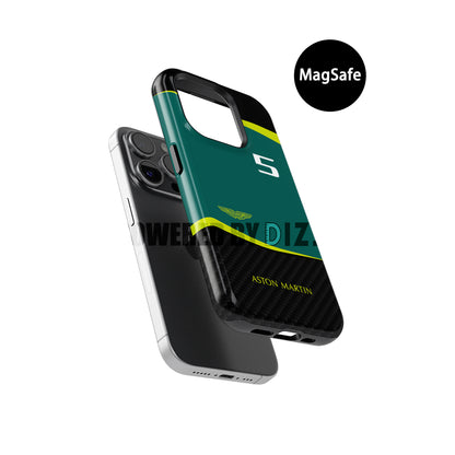 Aston Martin AMR22 livrée Sebastian Vettel Coque Pour Téléphones