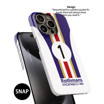 Rothmans Porsche 956 Le Mans Livery Phone Case: Timeless Racing Style