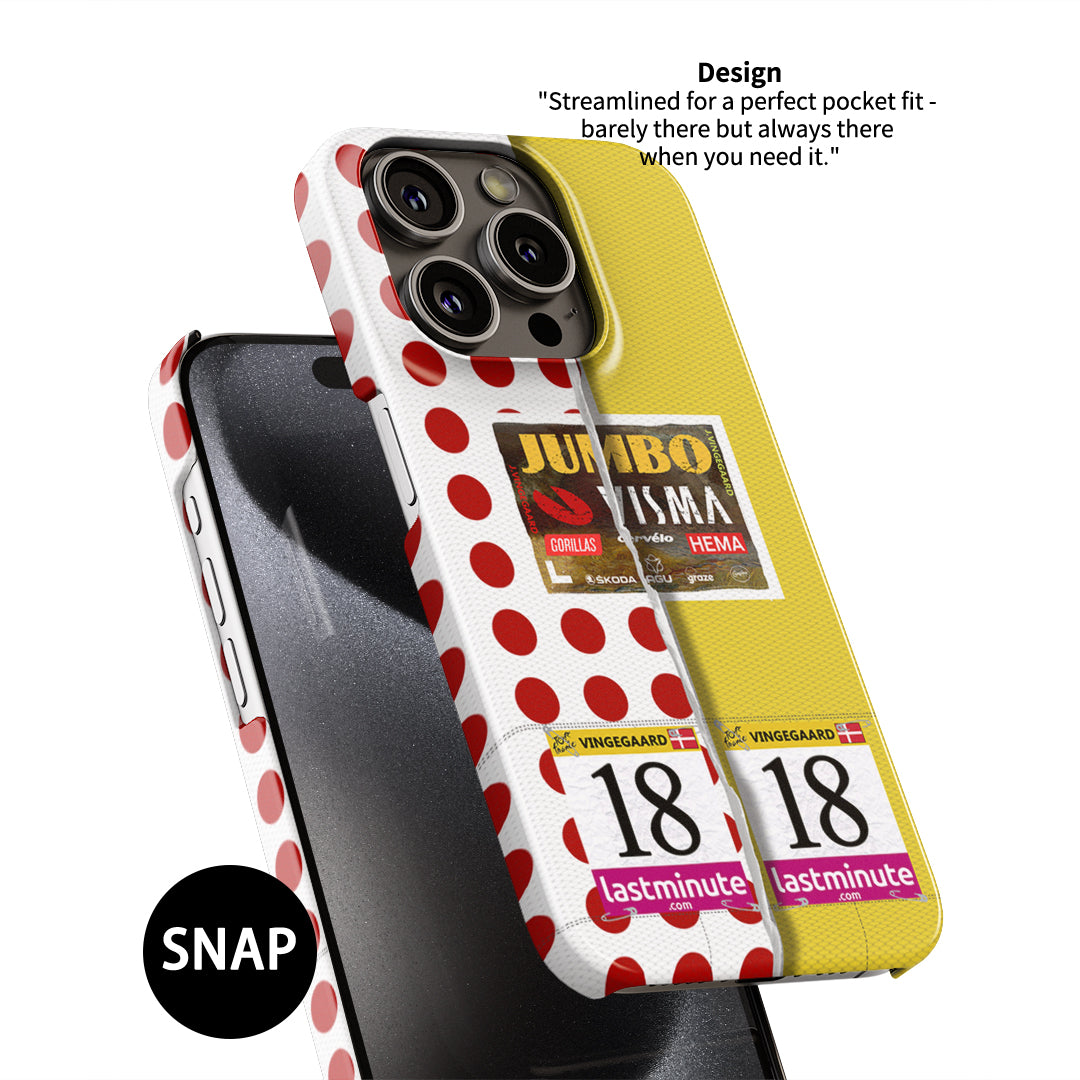 Sleek and Strong: Vingegaard Tour de France Phone Case