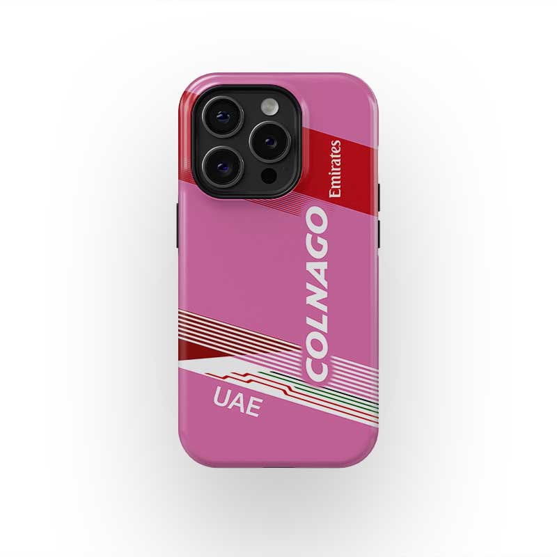 Tadej Pogačar 2024 Giro d’Italia Pink Bike Livery Phone Case – Colnago V4Rs Tribute (for iPhone)