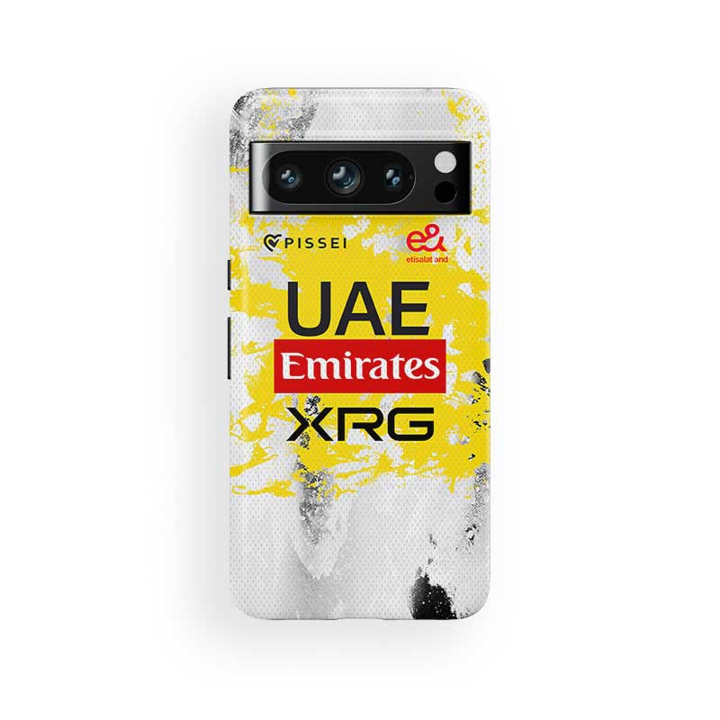 Tadej Pogačar 2025 Tour de France Phone Case – UAE Yellow Jersey Tribute (Pixel, OnePlus, Xiaomi, Huawei)