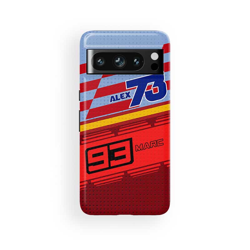 Márquez Brothers Ducati Tribute Phone Case – Dual Racer Design (Pixel, OnePlus, Xiaomi, Huawei)