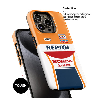 Show Off Your Racing Spirit: Marc Márquez Livery Phone Case