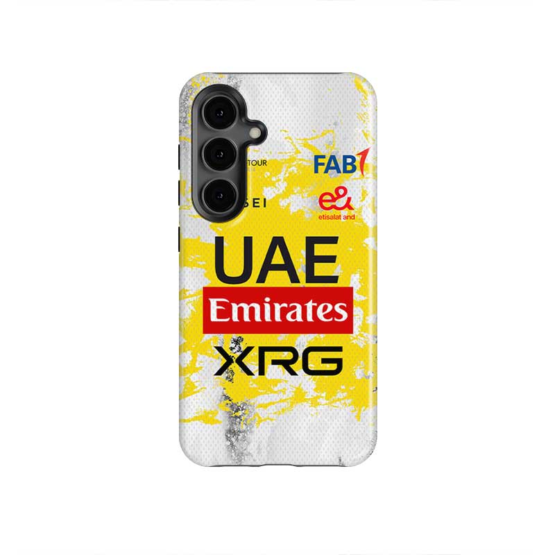 Tadej Pogačar 2025 Tour de France Phone Case – UAE Yellow Jersey Tribute (for Samsung)
