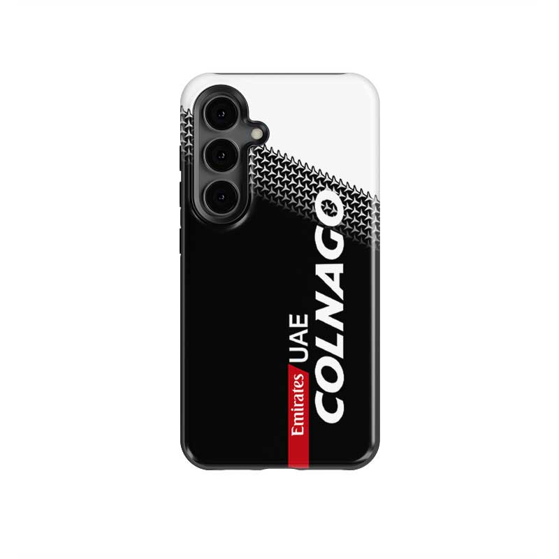 Colnago Y1RS Team Edition Phone Case – UAE 2025 Black & White Graphic (for Samsung)