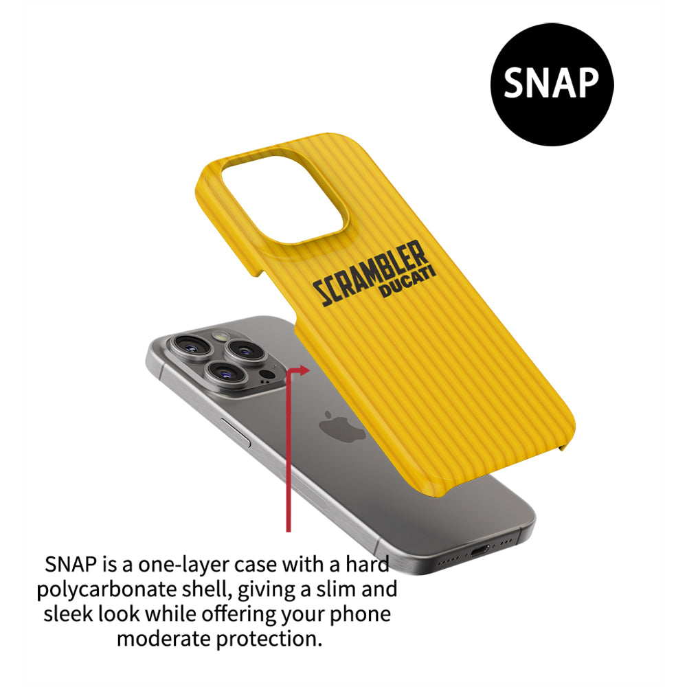 Scrambler Ducati Yellow Livery Phone Case – Bold and Rugged