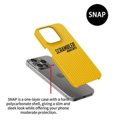 Scrambler Ducati Yellow Livery Phone Case – Bold and Rugged