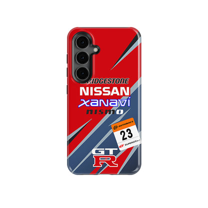 Nissan XANAVI NISMO GT-R34 Livery Phone Case: Bold Racing Style & Protection