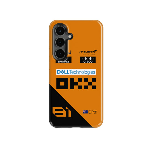 McLaren MCL38 2024 Oscar Piastri Livery Samsung Phone Case