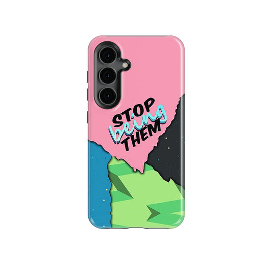 Daniel Ricciardo "Stop Being Them" Case for Samsung Phones