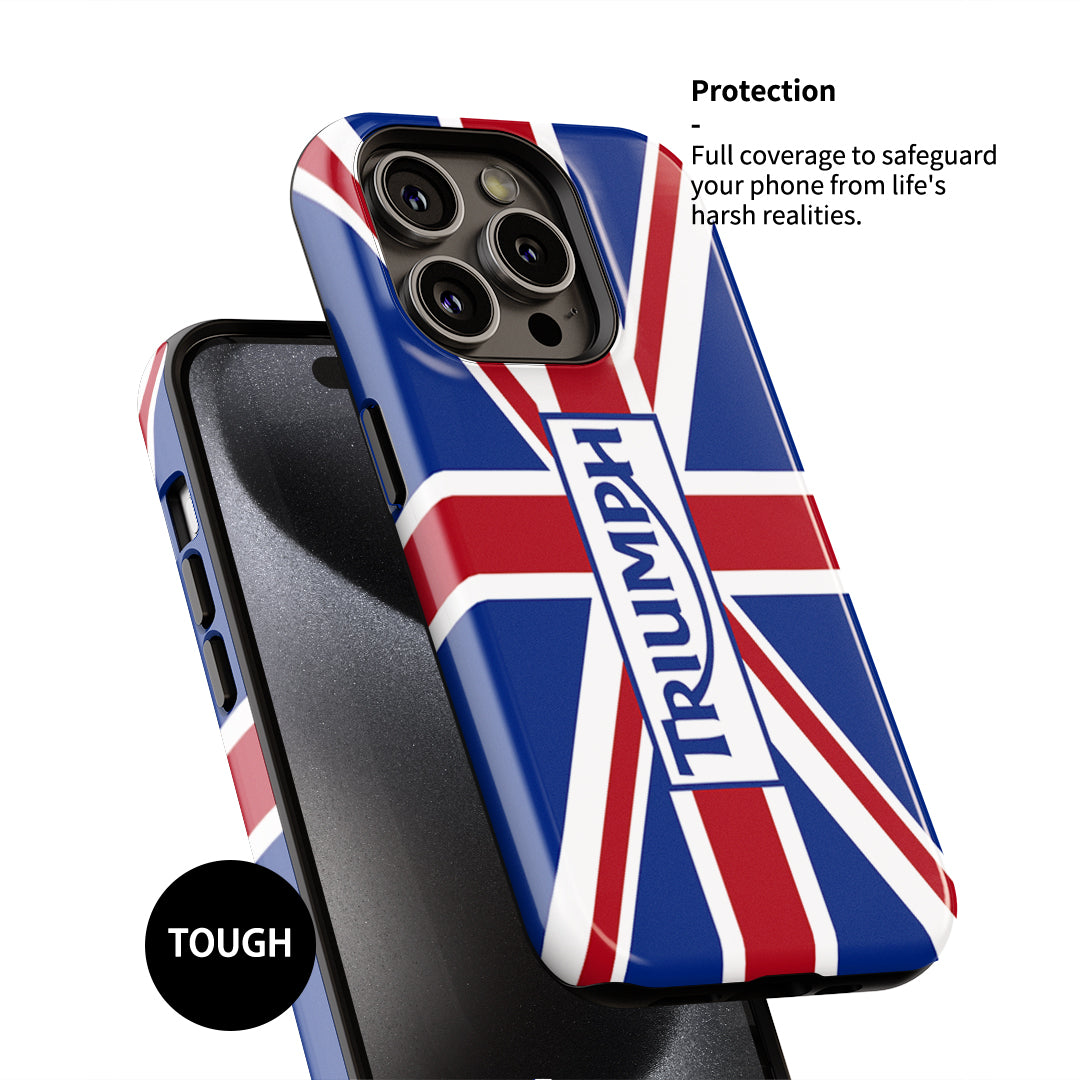 Show Off Your British Pride with the Triumph Logo Phone Case