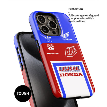 Team Lucas Oil Honda Livery Phone Case – Built for Racing Fans