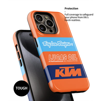 MXGP TLD Lucas Oil KTM Livery Phone Case – Ultimate Racing Style