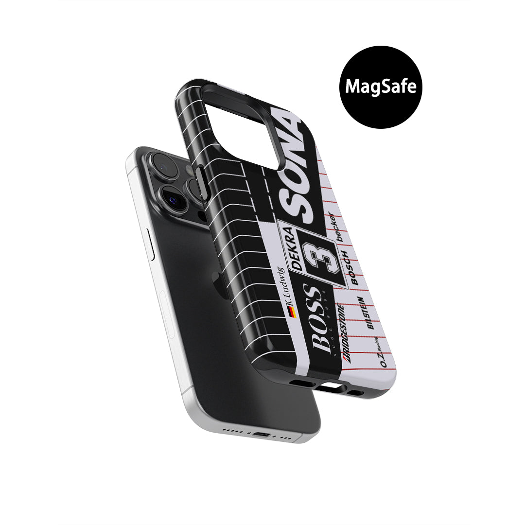 Racing Legend DTM Mercedes-Benz 190E 2.5-16 Evo II Livery Phone Case by DIZZY