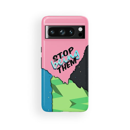 Daniel Ricciardo "Stop Being Them" Phone Case for Google, OnePlus, Xiaomi, Huawei