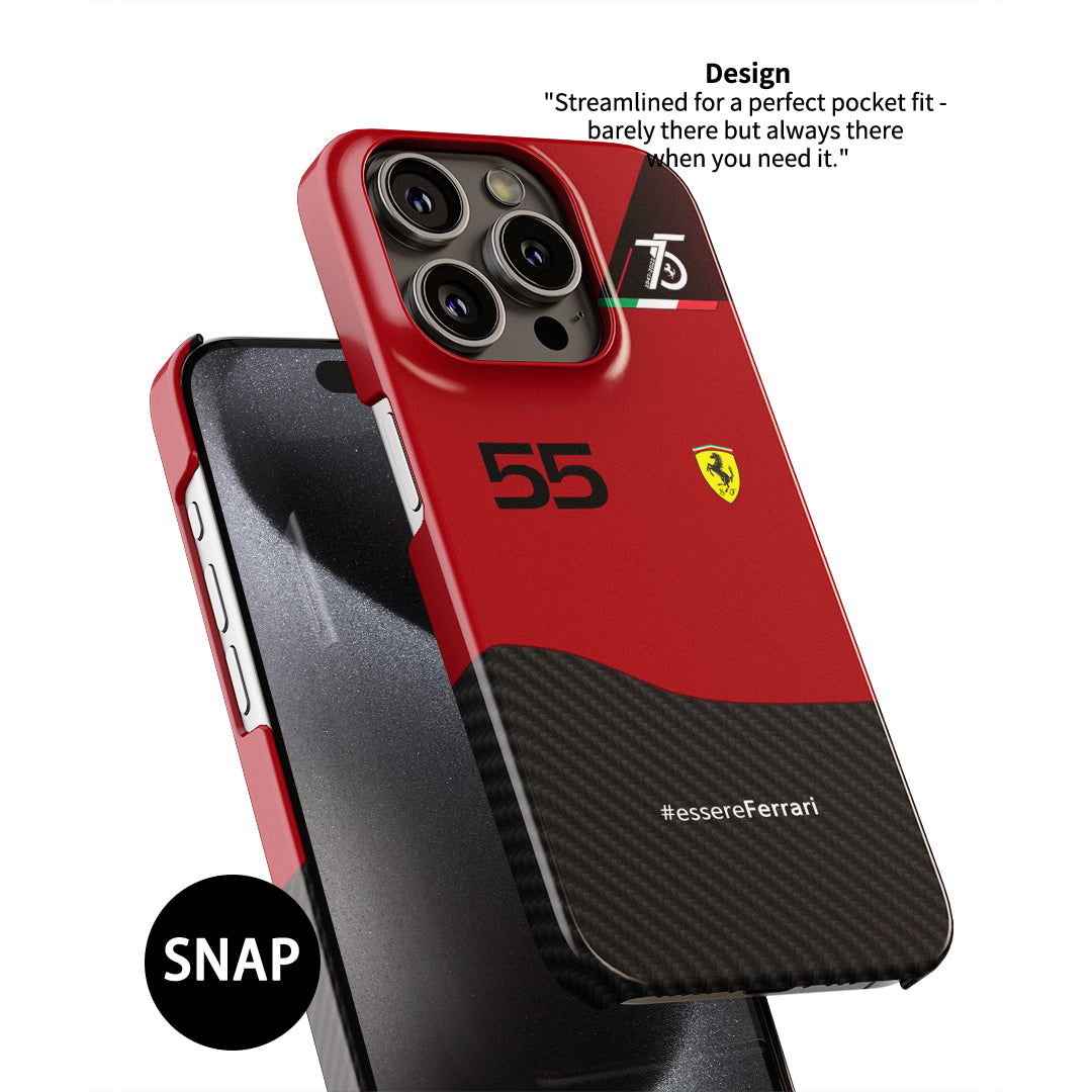 Scuderia Ferrari F1-75 Carlos Sainz Phone Case: Style and Protection