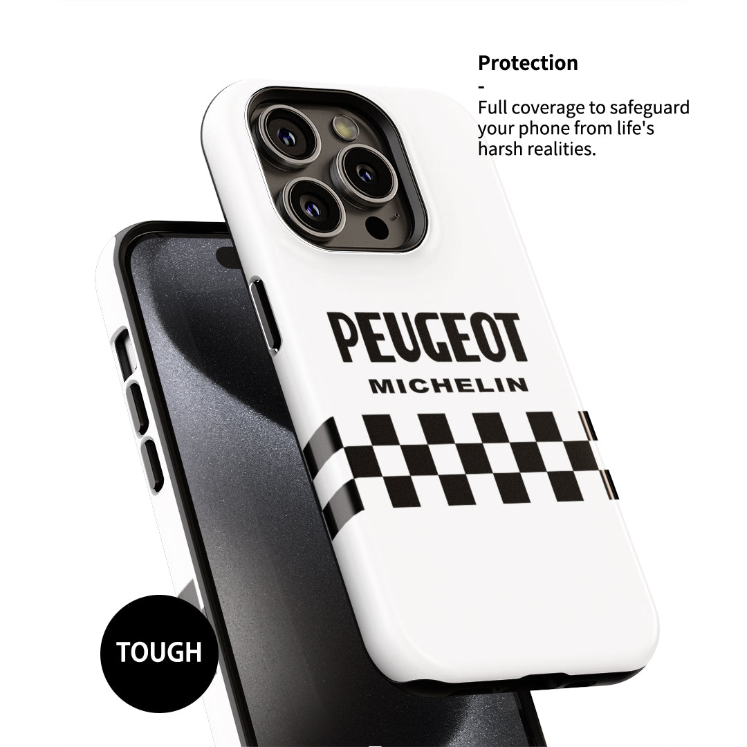 Peugeot Michelin Shell 1984 Cycling Jersey Phone Case – A Tribute to Cycling Legends