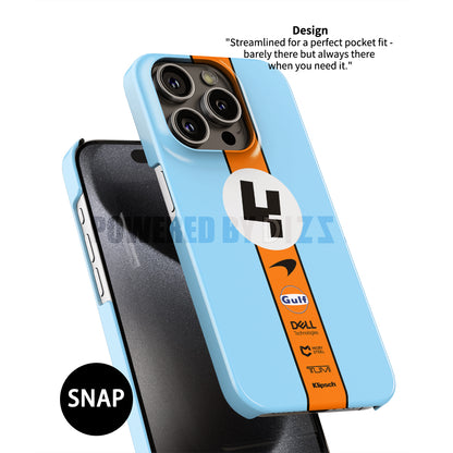 McLaren Gulf Lando Norris LN04 F1 Phone Case – Tough & Stylish