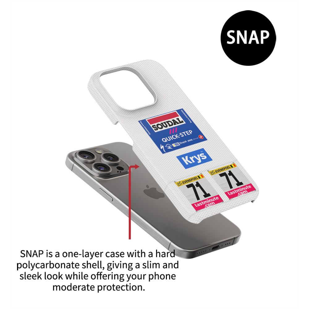 Remco Evenepoel White Jersey Phone Case Remco Evenepoel White Jersey Phone Case