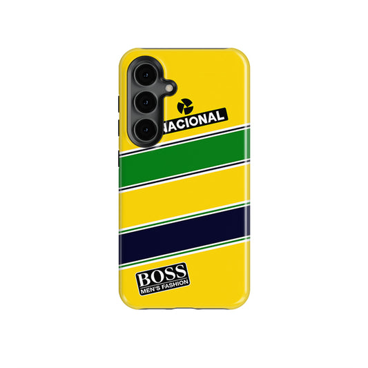 Ayrton Senna Helmet Tribute - Samsung Galaxy Case