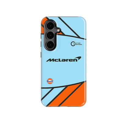 McLaren MCL35M Gulf Livery Case - Samsung Galaxy Series