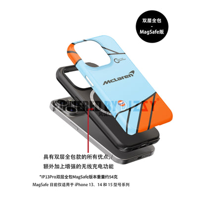 McLaren MCL35M Gulf Livery Monaco 2021 Phone Case