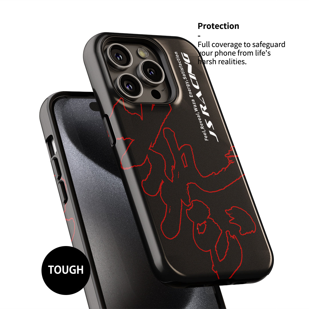 JDM Design J's Racing Livery Phone Case: Bold Style & Protection