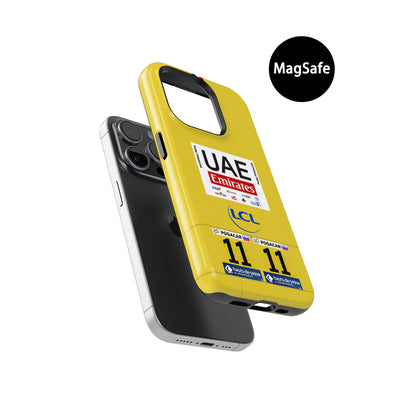 Coque Pour Téléphone Tadej Pogacar 2024 Tour de France Maillot Jaune par DIZZY