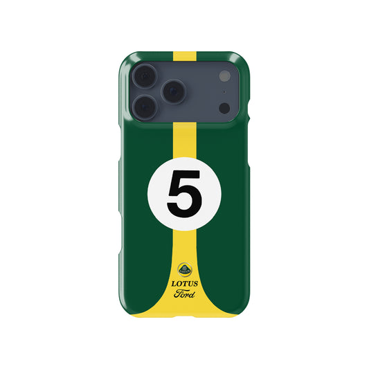 Lotus 49 Livery – Iconic 1967 Design Formula 1 racing iPhone case view 1