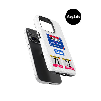 Remco Evenepoel White Jersey Best Young Rider Phone Case by DIZZY