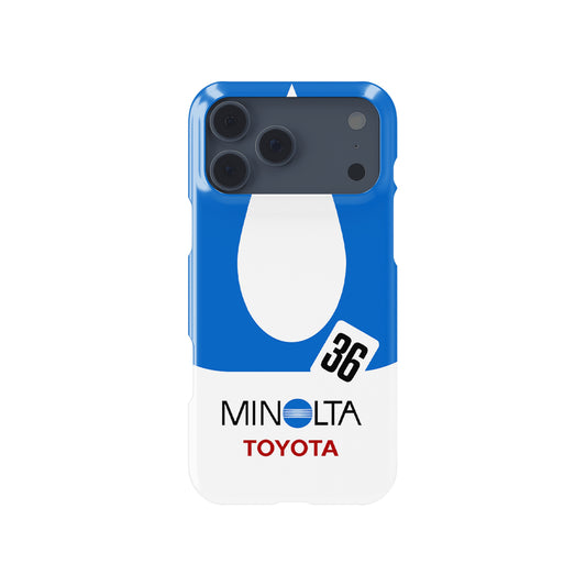 1988 MINOLTA Toyota 88C-V Livery Phone Case: Iconic Motorsport Design