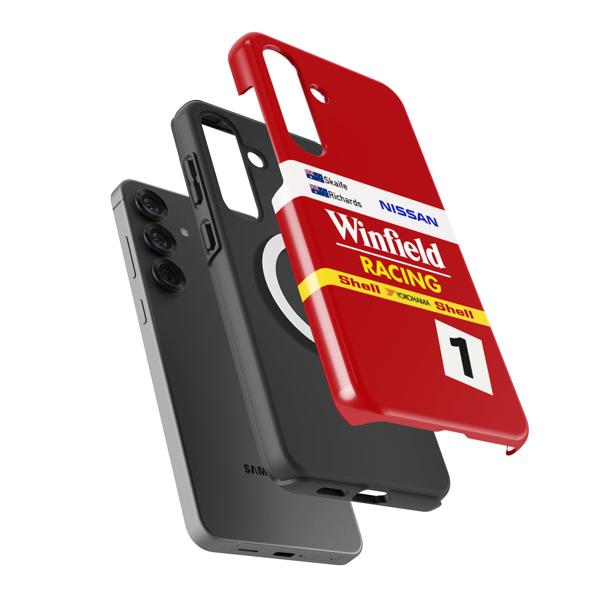 1992 Winfield Racing Nissan GT-R32 Livery Phone Case: Motorsport Style