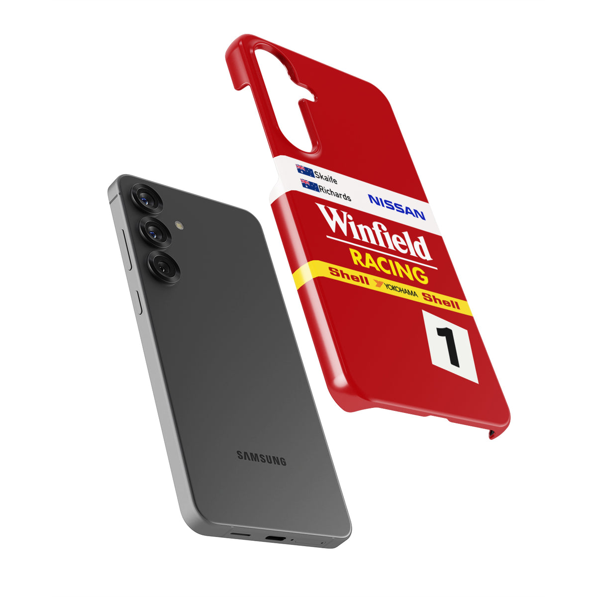 1992 Winfield Racing Nissan GT-R32 Livery Phone Case: Motorsport Style