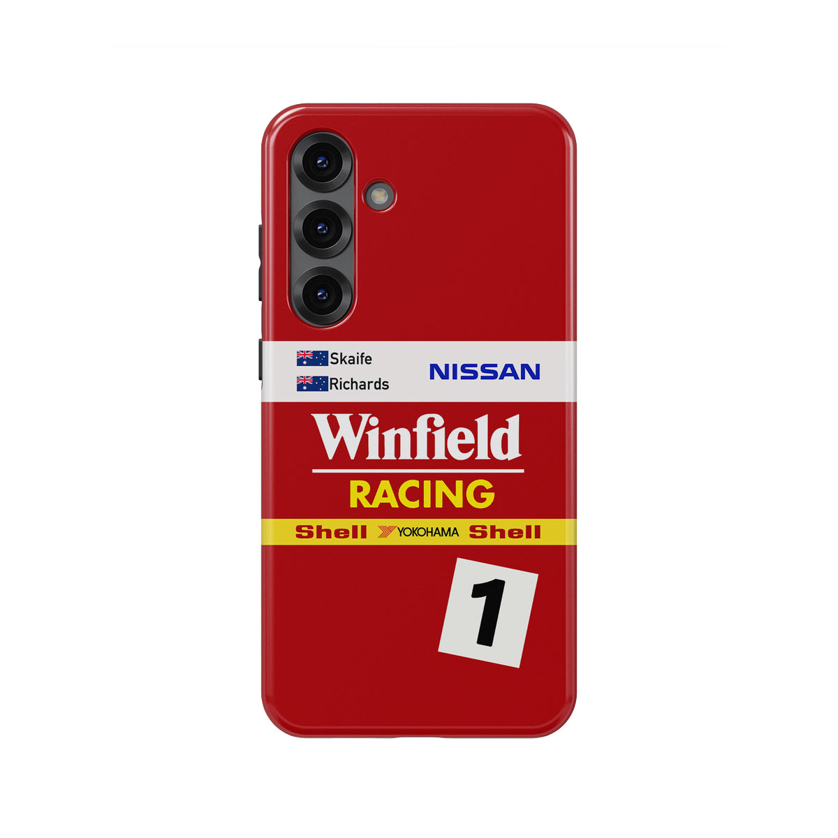 1992 Winfield Racing Nissan GT-R32 Livery Phone Case: Motorsport Style